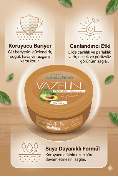 CIRE ASEPTINE Vazelin Avokado Özlü 150 ml