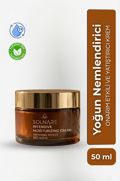 Solnare Yoğun Nemlendirici Yüz Kremi – Kuru Ciltler için Besleyici ve Yatıştı...
