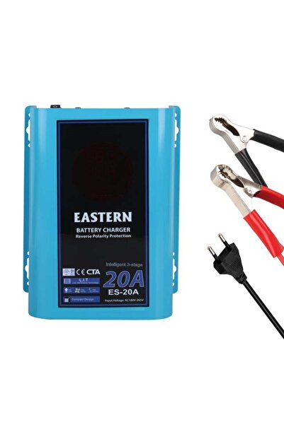 Powermaster PM-22983 12 Volt 20 Amper Dijital Ekranlı Akıllı Akü Şarj Cihazı