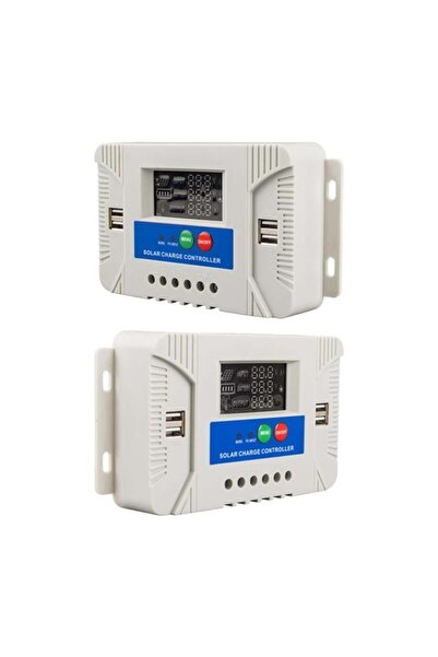 Powermaster PM-40A 12V-24V 40 Amper 4 USB Çıkışlı Dijital Ekranlı Solar Şarj Regülatörü