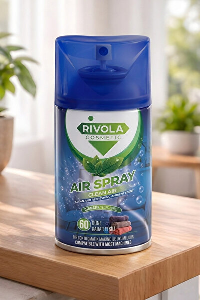Rivola Clean Air Otomatik Makine Uyumlu Oda Kokusu Sprey Yedek 250ml 60 Gün E...