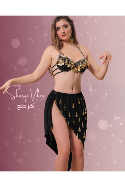 Sharqi Vibes زي رقص شرقي عصري مكون من قطعتين