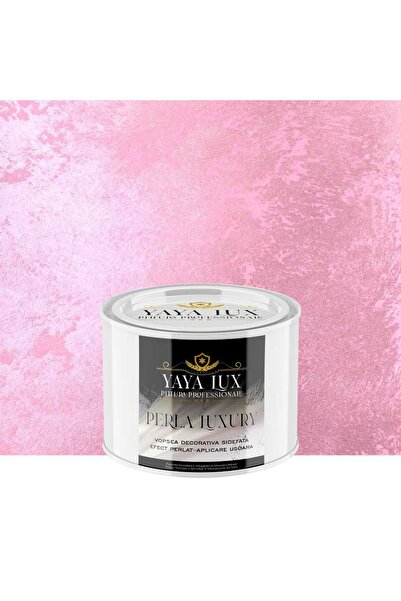 YaYa Color Vopsea decorativa de Lux, Perla Luxury cu Fulgi Perlati, Trandafir...