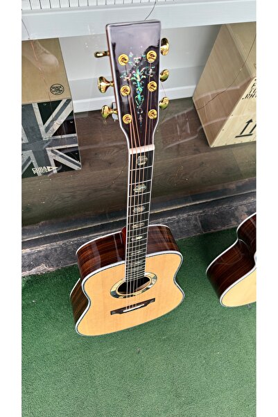 3M MUSİC Akustik Gitar Şekilli İşlemeli Klavye Üst Düzey Akustik Gitar