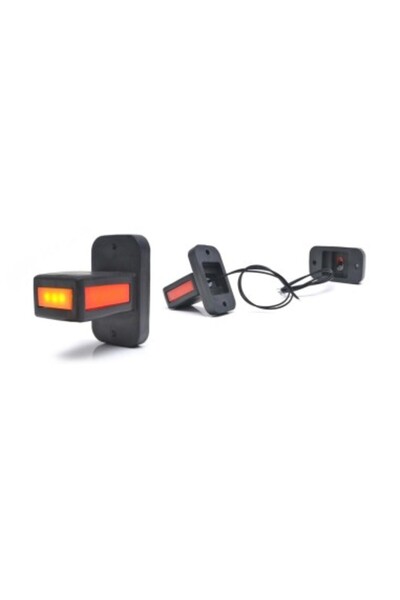 WAS Lampă de gabarit LED cu braț 1169 W168.32, 12V-24V, poziție alb / roșu / ...