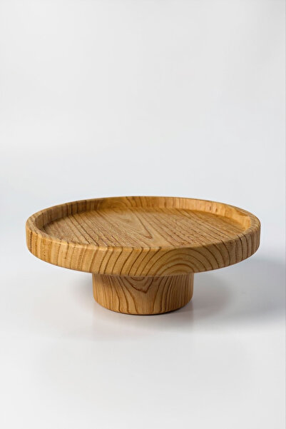 Öz ahsap Gold Akasya Ağacı Ayaklı Çok Amaçlı Pasta Kahvaltı & Kek Standı