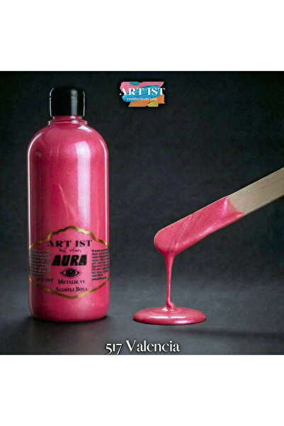 ART IST AURA Sedefli ve Vernikli Metalik Akrilik Boya 500 ml – 517 Valencia |...
