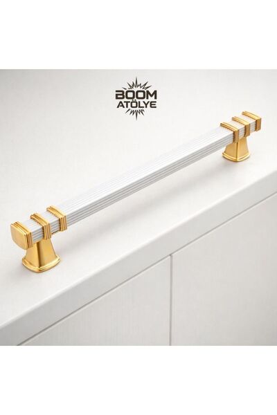 Boom Atölye Kare Metal Dolap Kulpu 96-224 mm Modern Mutfak Çekmece Mobilya Kulpu