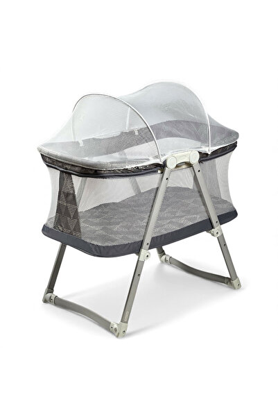 ALBADER Portable Baby Bed with Mosquito Net Foldable Infant Crib Breathable M...