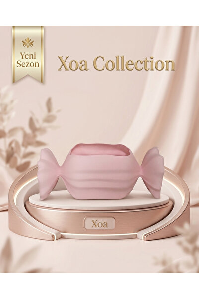 XOA Collection وعاء حلويات ذهبي مزخرف - قطعة ديكور منزلية فاخرة