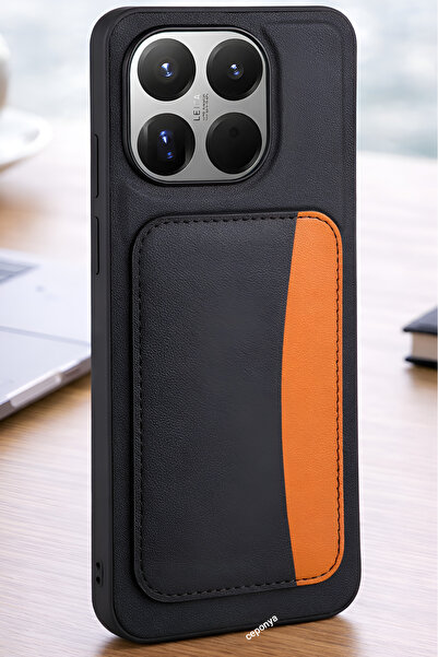 Ceponya غطاء سيليكون زور إكس-كارت لهاتف شاومي 15 تي مع حامل للبطاقات