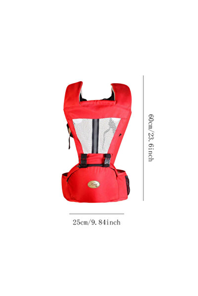Choice red 0-48 Months Ergonomic Baby Carrier Backpack With Hip Seat For Newb...