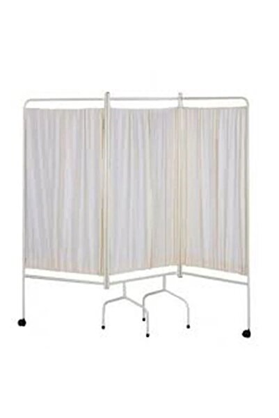 Genel Markalar 3 Katlı Paravan Metal Paravan Katlanabilir Muayene Masası Para...