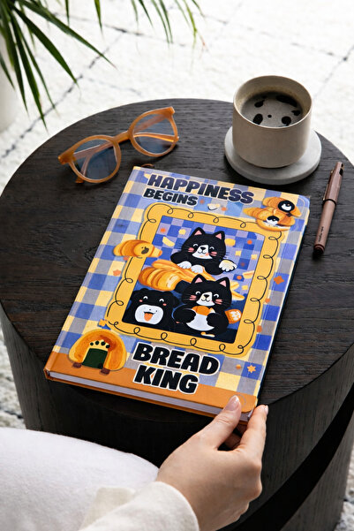 matheon Bread King Two-Layer Lined Notebook with Cover |   96 Sheets 80 g Dai...