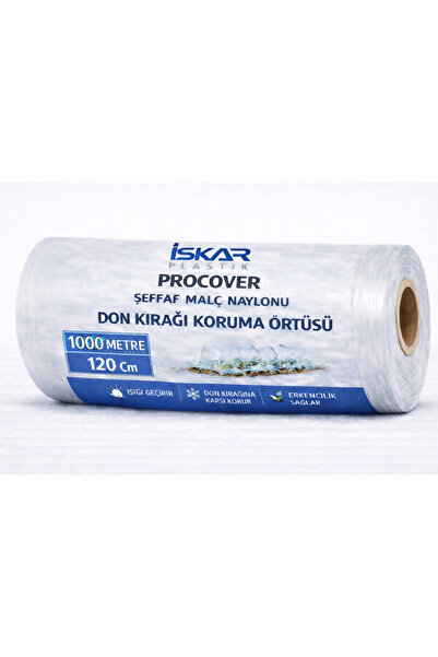 İSKAR PLASTİK İskar Don Kırağı Koruma Örtüsü 1000 Metre 120 Cm Mini Tünel Ser...