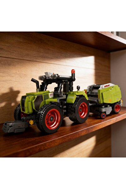 Choice لعبة بناء جرار سيارة كلاسيكية قديمة الطراز من إل سيتي، مصنوعة من الطوب...