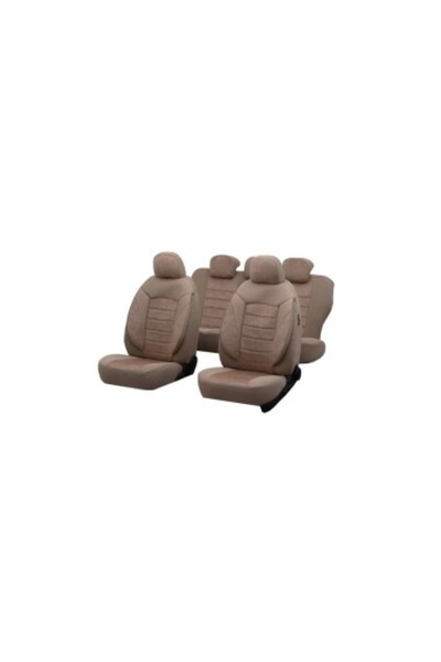 Umbrella Set universal de huse de scaun bej cu diamant, crem