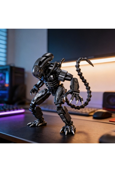 Choice مجموعة مكعبات بناء نموذج محارب فضائي مكونة من أكثر من 1000 قطعة، زينة ...