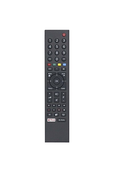Arçelik Beko Altus Grundig Smart Lcd Led Tv Televizyon Kumandası Netflix Tuşl...