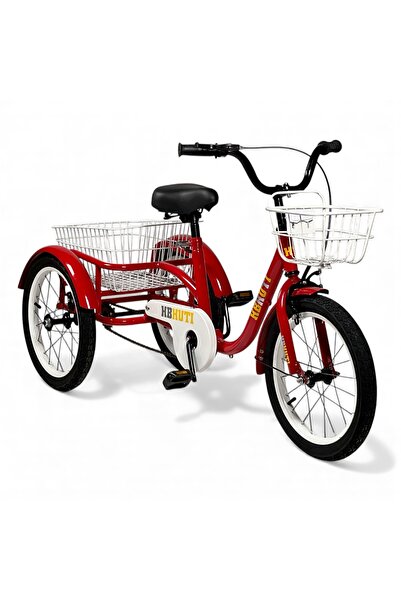 ALBADER 16 Inch Kids Tricycle, 3 Wheel Bicycle with Front and Rear Basket, St...