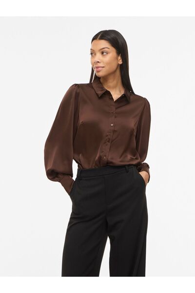 VILA Hemd VIENNA Ballonärmel