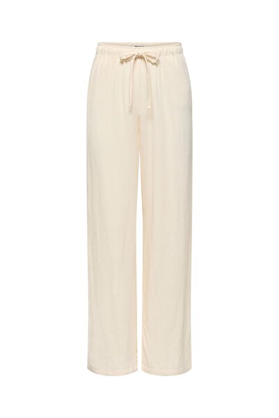 ONLY Hose ONLSIESTA Gerade geschnitten Leinen Hose