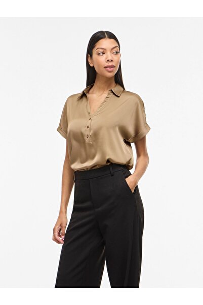 VILA Hemd VIENNA Kurzarm