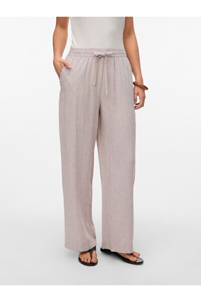 Vero Moda Hose mit weitem Beinschnitt VMLINN Mittlere Taille Hose