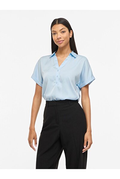 VILA Hemd VIENNA Kurzarm