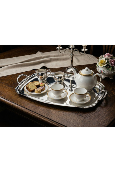 Özkent Gelincik Tepsi Çay Tepsisi