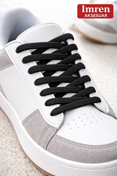 Black Flat Tip Shoelace 120cm 1 Pair