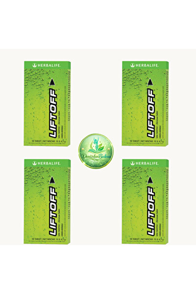 Herbalife Liftoff Efervesan Tablet Limon Aromalı 10 Tablet x 4 Adet (4’lü Paket)