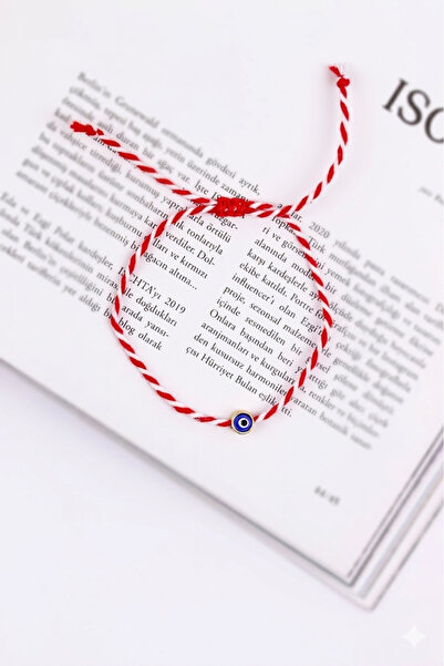 Kübüşün Atölyesi Ka-015 Marteniçka Bileklik - Nazar Figürlü - Altın Kaplama