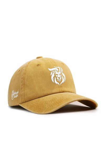 BlackBörk Vintage (TOLDED) Baseball Unisex Lion - 9 κίτρινα καπέλα (CAP)