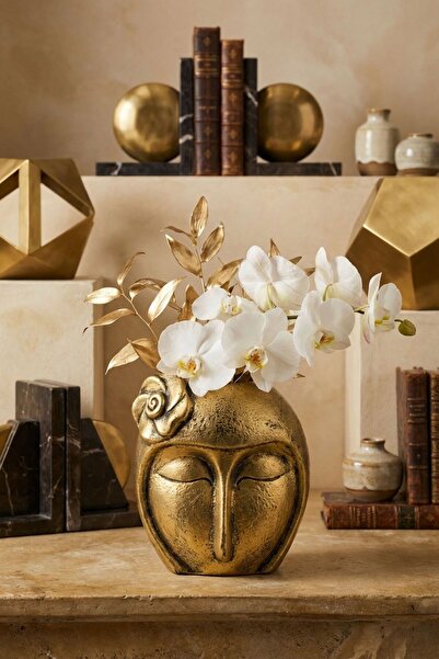 Decorative Vase Handmade Gold Antique Color Model 12