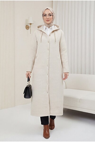 HİJABAYA Довгий капюшон з ланцюжковою обробкою