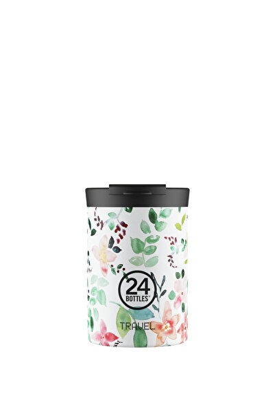 24 Bottles Travel Tumbler Little Buds Sport Paslanmaz Çelik Termos Bardak 350 ml