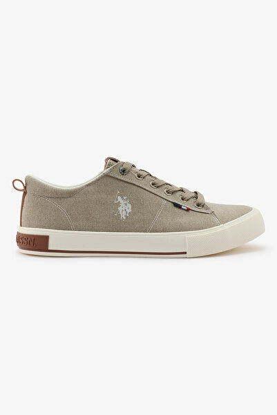 U.S. Polo Assn. Men's Sand Low-Top Sneakers - Lightweight Slip-On Design