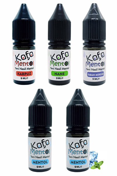 Kafa Mentol Mentol Topu Sıvısı 300 Adet Mentol Damlası - Karışık Aroma Seti 9...