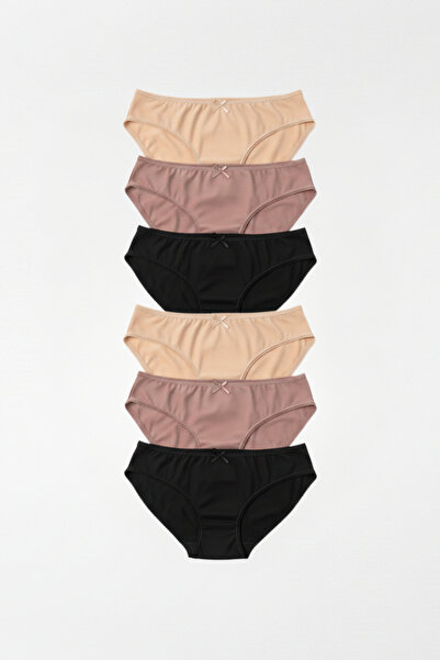 Amarelle Mila Μαύρο, Τεν, Μόκα Κανονική Μέση, Πακέτο 6 τεμαχίων, Βαμβάκι εσώρ...