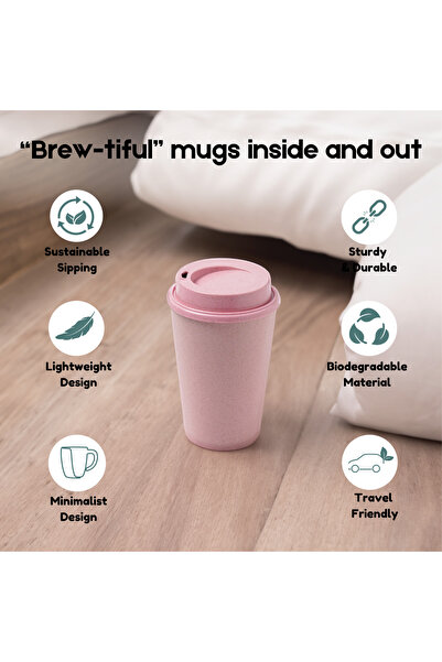 REuse Επαναχρησιμοποιούμενο ποτήρι με καπάκι 240 ml | Κατασκευασμένο από φλοι...