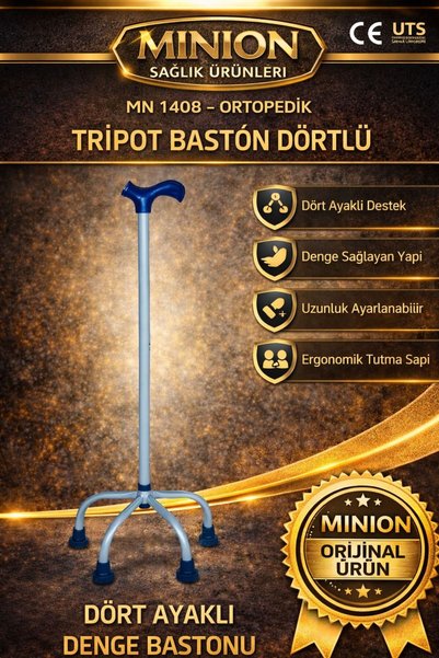 Minion Dörtlü Tripot Baston