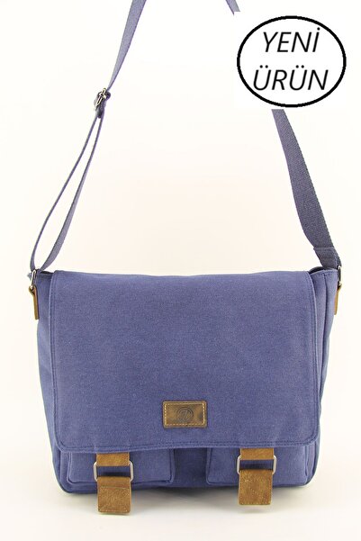 HNB Індиго Синій Канава Водонепроникний Робочий Ноутбук Поштова Шкільна Сумка