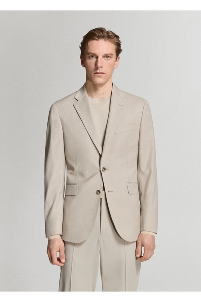 MANGO Man Slim fit Milan kumaş blazer ceket