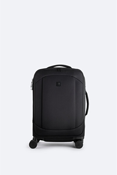 Avva Siyah Laptop Bölmeli Kilitlenebilir Küçük Boy Bavul B008106