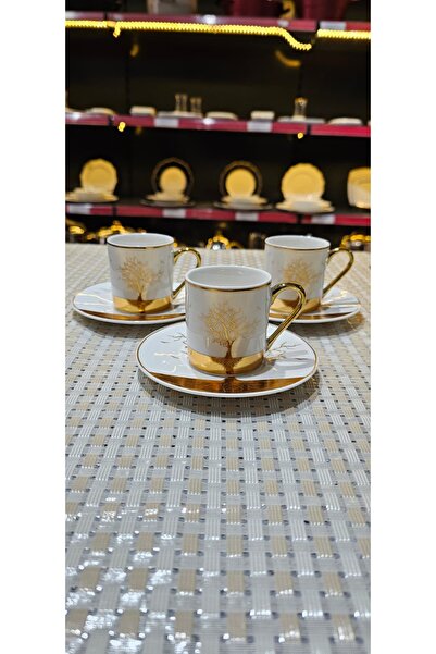 KÖSEOĞLU HOME 6 Person Porcelain Coffee Cup