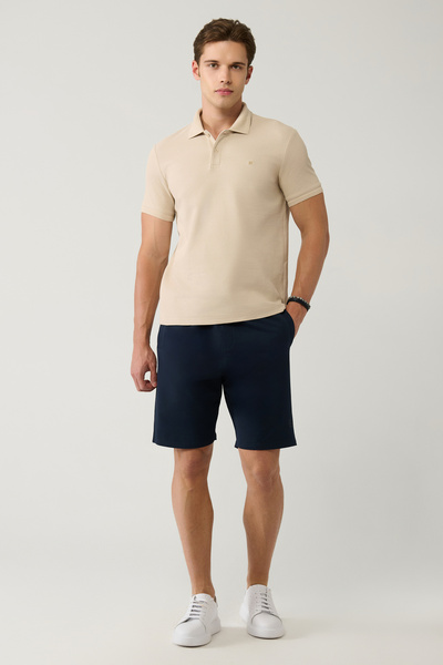 Avva Muške tamnoplave bočne Sa džepovima Pleteno Pamuk paket 2 niti dnevne op...