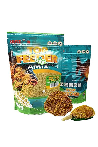 Senzor Planet Nadă pentru crap TOP FEEDER AMIX, Senzor Planet, Method Yellow ...