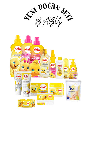 Dalin Bebek Bakım Seti Karma Set