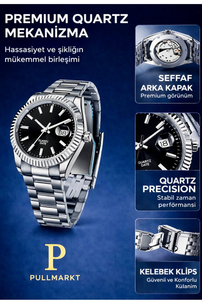 pullmarkt Erkek Kol Saati